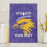 Custom Haudenosaunee Lacrosse Canvas Wall Art 2025 Go Nationals