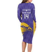 Custom Haudenosaunee Lacrosse Family Matching Long Sleeve Bodycon Dress and Hawaiian Shirt 2025 Go Nationals