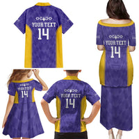 Custom Haudenosaunee Lacrosse Family Matching Puletasi and Hawaiian Shirt 2025 Go Nationals