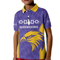 Custom Haudenosaunee Lacrosse Kid Polo Shirt 2025 Go Nationals