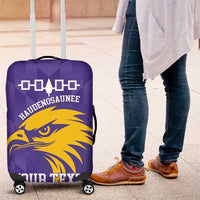 Custom Haudenosaunee Lacrosse Luggage Cover 2025 Go Nationals