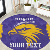 Custom Haudenosaunee Lacrosse Round Carpet 2025 Go Nationals
