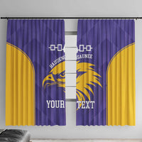Custom Haudenosaunee Lacrosse Window Curtain 2025 Go Nationals
