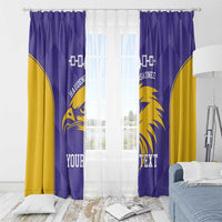 Custom Haudenosaunee Lacrosse Window Curtain 2025 Go Nationals