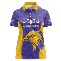 Custom Haudenosaunee Lacrosse Women Polo Shirt 2025 Go Nationals