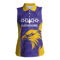 Custom Haudenosaunee Lacrosse Women Sleeveless Polo Shirt 2025 Go Nationals