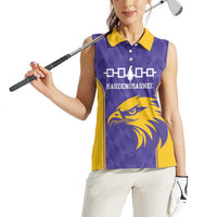 Custom Haudenosaunee Lacrosse Women Sleeveless Polo Shirt 2025 Go Nationals