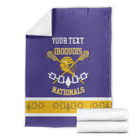 Custom Iroquois Lacrosse Blanket Haudenosaunee Nationals