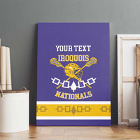 Custom Iroquois Lacrosse Canvas Wall Art Haudenosaunee Nationals