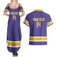 Custom Iroquois Lacrosse Couples Matching Summer Maxi Dress and Hawaiian Shirt Haudenosaunee Nationals