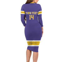 Custom Iroquois Lacrosse Family Matching Long Sleeve Bodycon Dress and Hawaiian Shirt Haudenosaunee Nationals