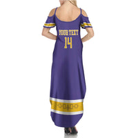 Custom Iroquois Lacrosse Family Matching Summer Maxi Dress and Hawaiian Shirt Haudenosaunee Nationals