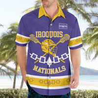 Custom Iroquois Lacrosse Hawaiian Shirt Haudenosaunee Nationals