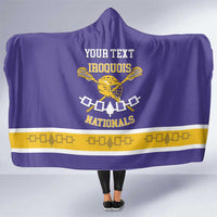 Custom Iroquois Lacrosse Hooded Blanket Haudenosaunee Nationals