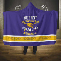 Custom Iroquois Lacrosse Hooded Blanket Haudenosaunee Nationals