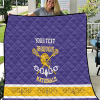 Custom Iroquois Lacrosse Quilt Haudenosaunee Nationals