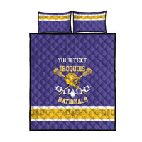 Custom Iroquois Lacrosse Quilt Bed Set Haudenosaunee Nationals