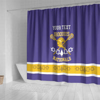 Custom Iroquois Lacrosse Shower Curtain Haudenosaunee Nationals