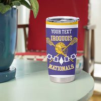 Custom Iroquois Lacrosse Tumbler Cup Haudenosaunee Nationals