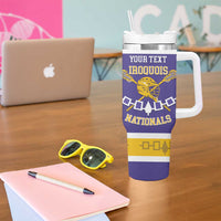 Custom Iroquois Lacrosse Tumbler With Handle Haudenosaunee Nationals