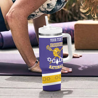 Custom Iroquois Lacrosse Tumbler With Handle Haudenosaunee Nationals