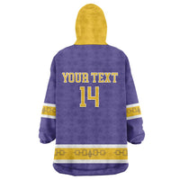 Custom Iroquois Lacrosse Wearable Blanket Hoodie Haudenosaunee Nationals