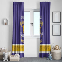 Custom Iroquois Lacrosse Window Curtain Haudenosaunee Nationals