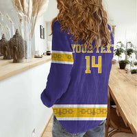 Custom Iroquois Lacrosse Women Casual Shirt Haudenosaunee Nationals