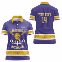 Custom Iroquois Lacrosse Women Polo Shirt Haudenosaunee Nationals