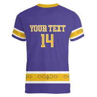 Custom Iroquois Lacrosse Women V-Neck T-Shirt Haudenosaunee Nationals