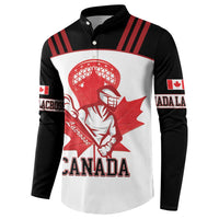 Custom Canada Lacrosse Button Sweatshirt Go Champions Maple Leaf