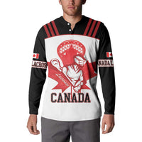 Custom Canada Lacrosse Button Sweatshirt Go Champions Maple Leaf