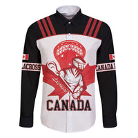 Custom Canada Lacrosse Family Matching Puletasi and Hawaiian Shirt Go Champions Maple Leaf
