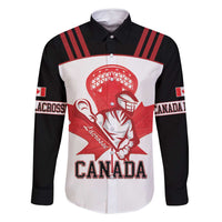 Custom Canada Lacrosse Family Matching Summer Maxi Dress and Hawaiian Shirt Go Champions Maple Leaf