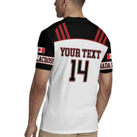Custom Canada Lacrosse Rugby Jersey Go Champions Maple Leaf