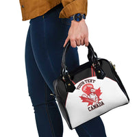Custom Canada Lacrosse Shoulder Handbag Go Champions Maple Leaf