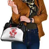 Custom Canada Lacrosse Shoulder Handbag Go Champions Maple Leaf