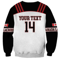 Custom Canada Lacrosse Sweatshirt Go Champions Maple Leaf