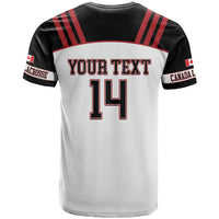 Custom Canada Lacrosse T Shirt Go Champions Maple Leaf