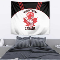 Custom Canada Lacrosse Tapestry Go Champions Maple Leaf
