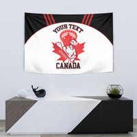 Custom Canada Lacrosse Tapestry Go Champions Maple Leaf