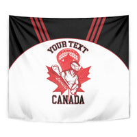 Custom Canada Lacrosse Tapestry Go Champions Maple Leaf