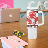 Custom Canada Lacrosse Tumbler With Handle Go Champions Maple Leaf