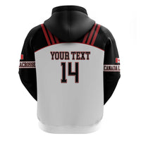 Custom Canada Lacrosse Zip Hoodie Go Champions Maple Leaf