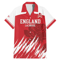 Custom England Lacrosse Family Matching Mermaid Dress and Hawaiian Shirt Go Champions Rose