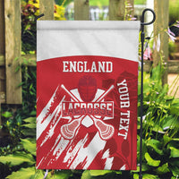 Custom England Lacrosse Garden Flag Go Champions Rose
