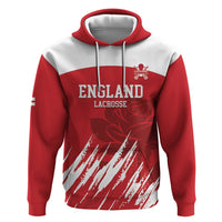 Custom England Lacrosse Hoodie Go Champions Rose