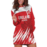 Custom England Lacrosse Hoodie Dress Go Champions Rose