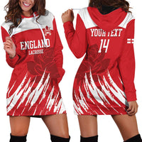 Custom England Lacrosse Hoodie Dress Go Champions Rose