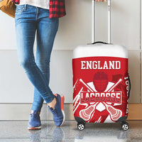 Custom England Lacrosse Luggage Cover Go Champions Rose